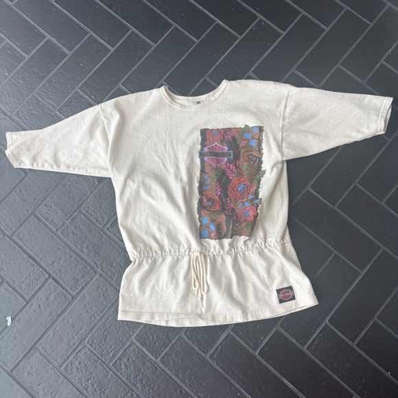 Lee Tops - Vintage Harley-Davidson Cinch Waist Sweatshirt Tee | Lee USA | S